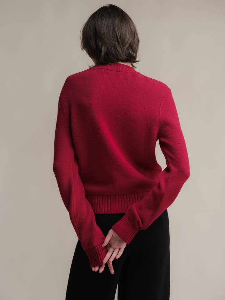 Lèmme - Wholesale Knit Sweater - Women's - Pure Cashmere Crewneck Sweater1
