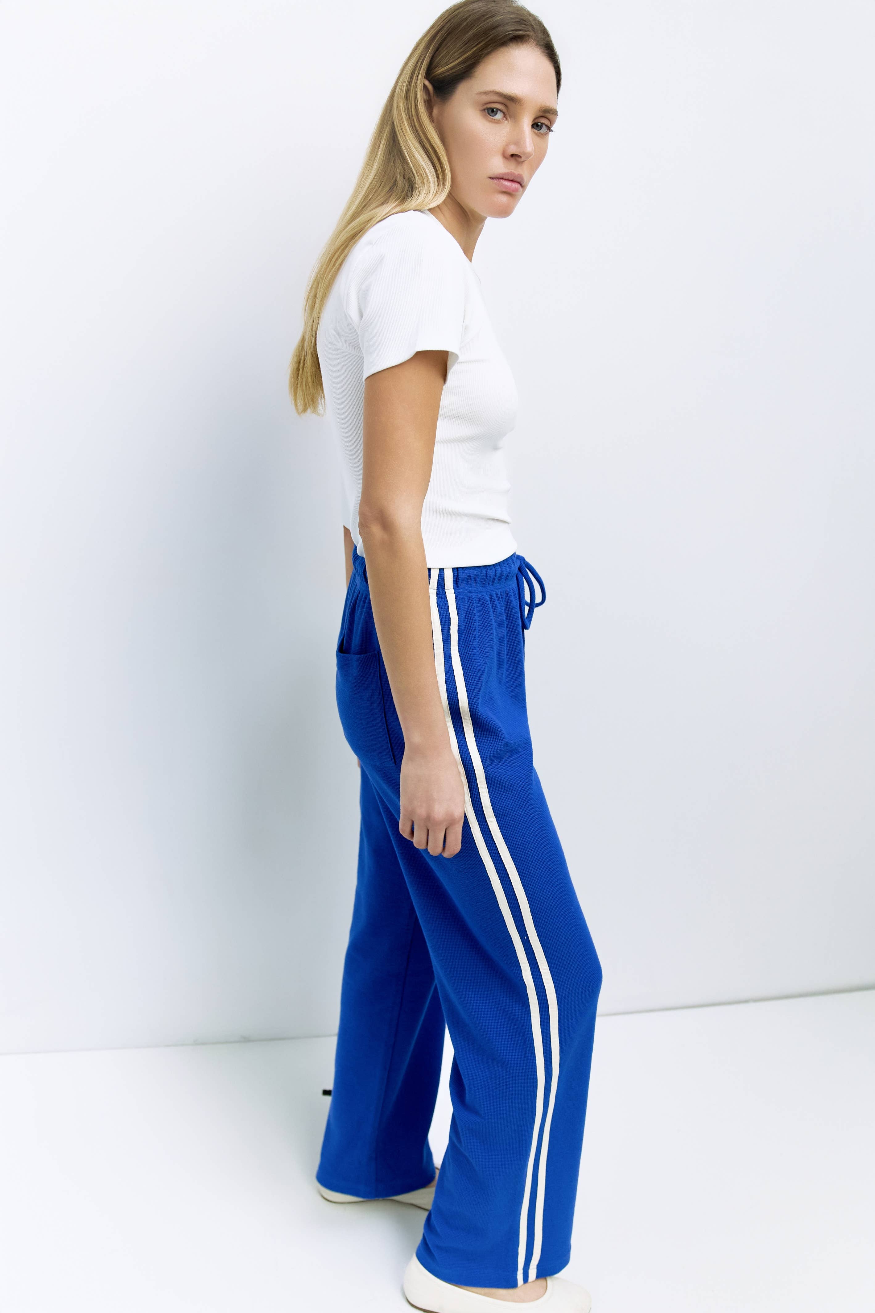 MOD REF - Wholesale Pants - Women's - The Enzo Pants | Women's Wide-Leg Thermal Sport Pants35