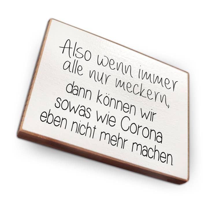 Magnete da frigorifero in legno di faggio - Quindi quando sempre tutti solo per la vendita all'ingrosso da parte di wammi