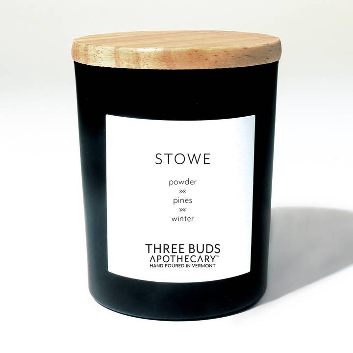 Three Buds Apothecary - Wholesale Jar/Filled Candle - Stowe Vermont Hand Poured Soy Candle0