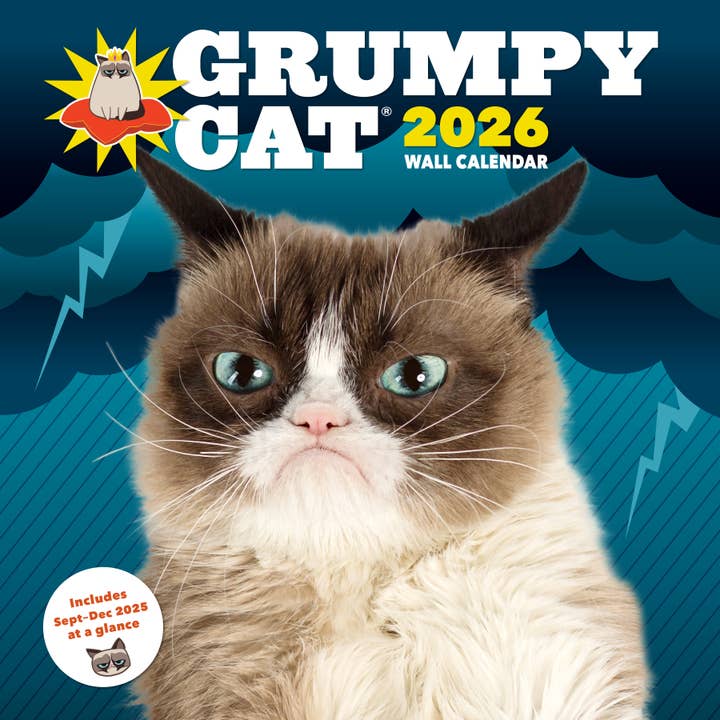 Chronicle Books - Wholesale Calendar - Grumpy Cat 2026 Wall Calendar