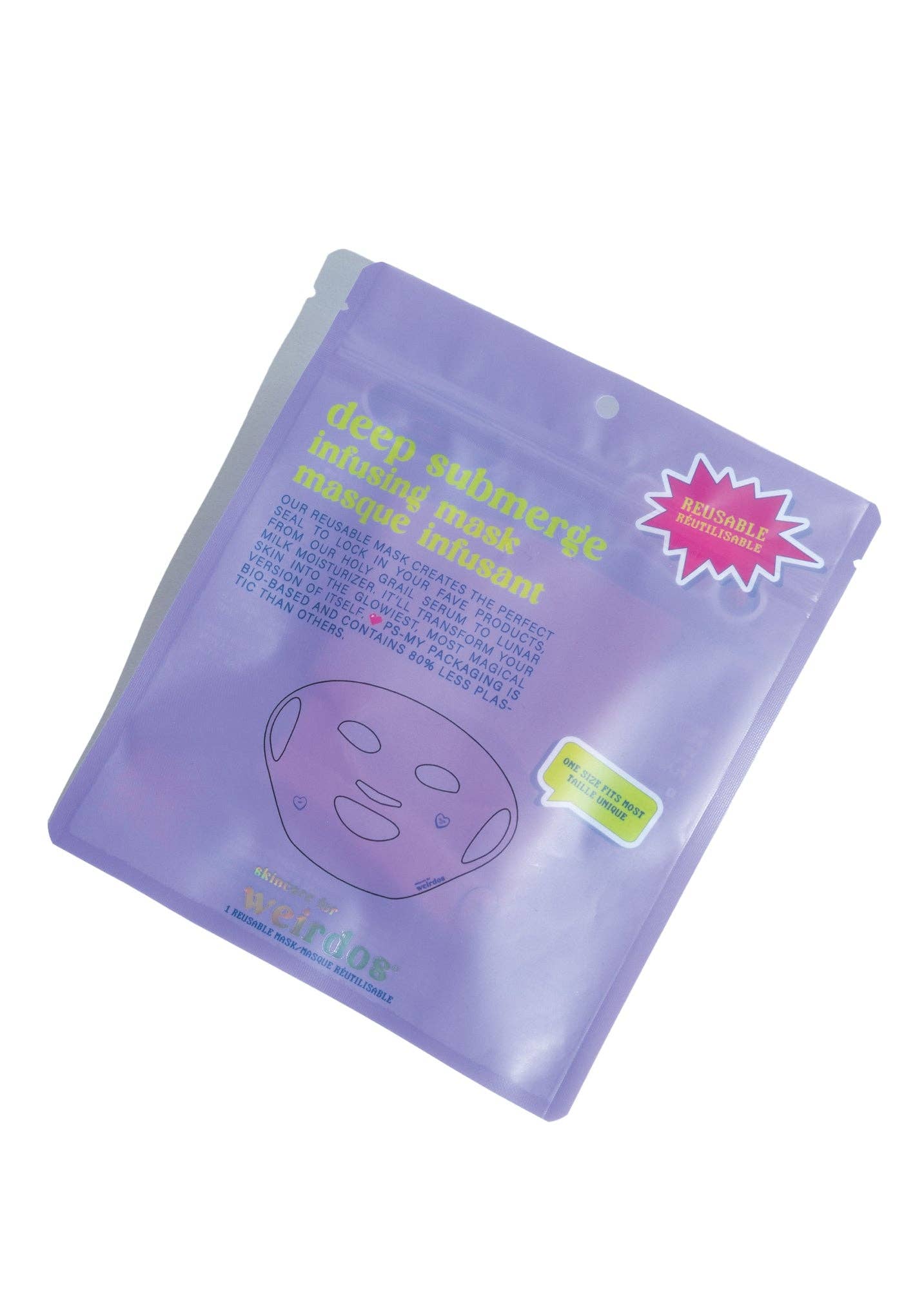 Skincare for Weirdos - Wholesale Skincare Face Mask - Deep Submerge Hydrating Reusable Face Mask5