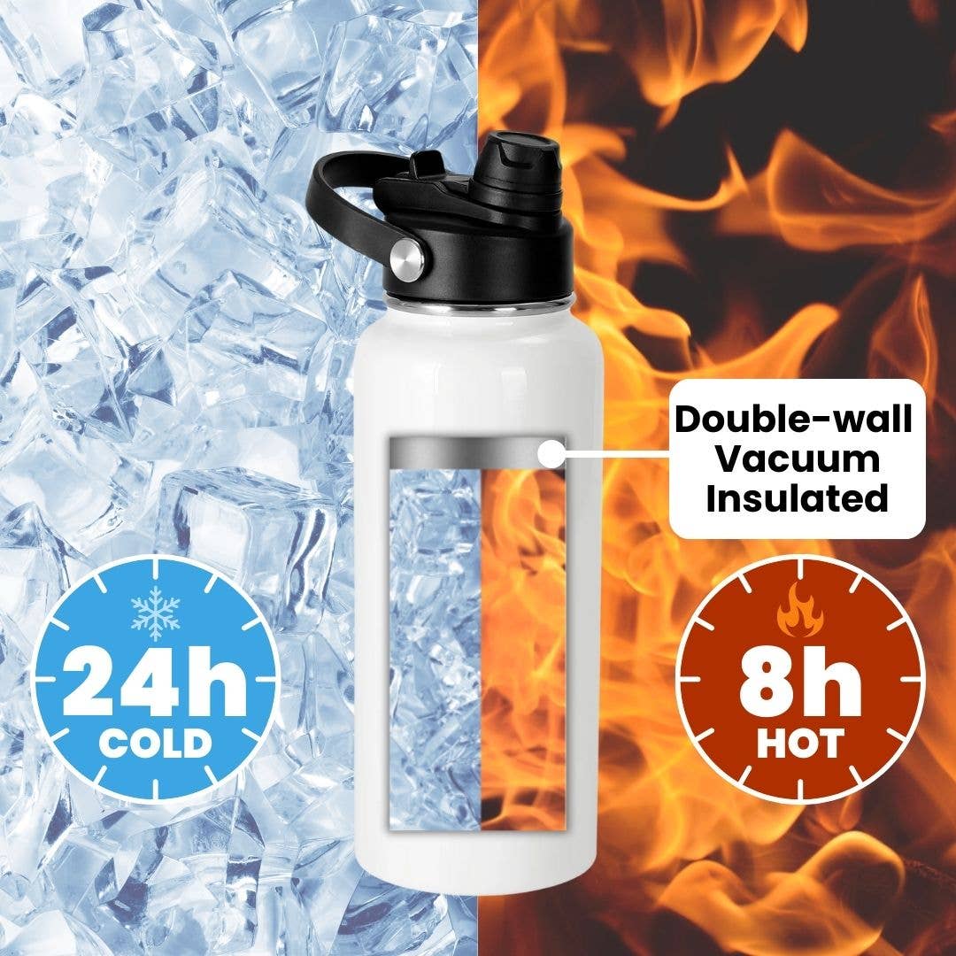 MakerFlo - Vendita all'ingrosso Borracce - Borraccia MakerFlo Hydro da 950 ml per Sublimazione, Ideale per Artigianato3