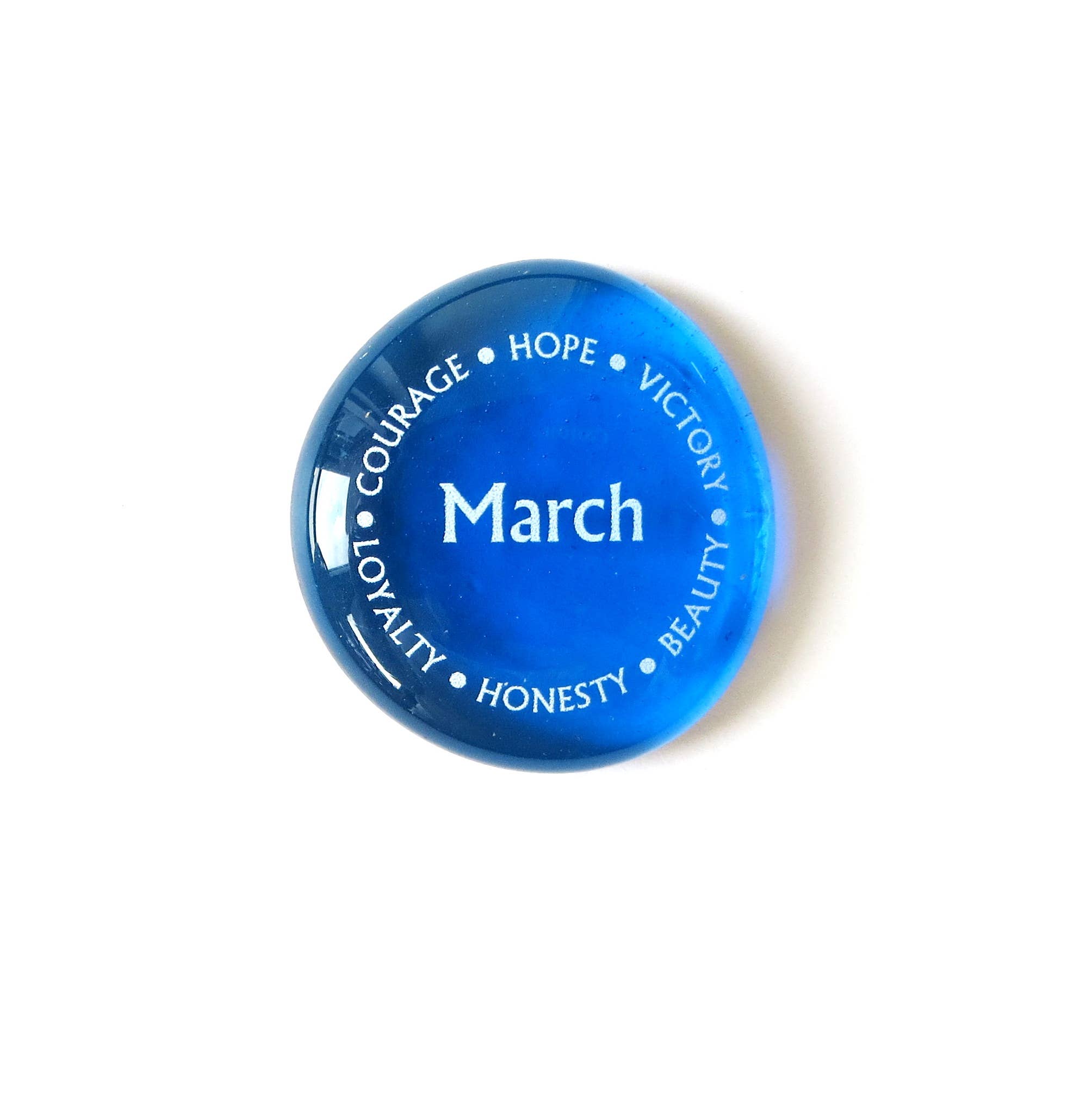 Lifeforce Glass, Inc. - Wholesale Keepsake Coin/Token - Imprinted Birthstone Assortment of Glass Rocks with Display4