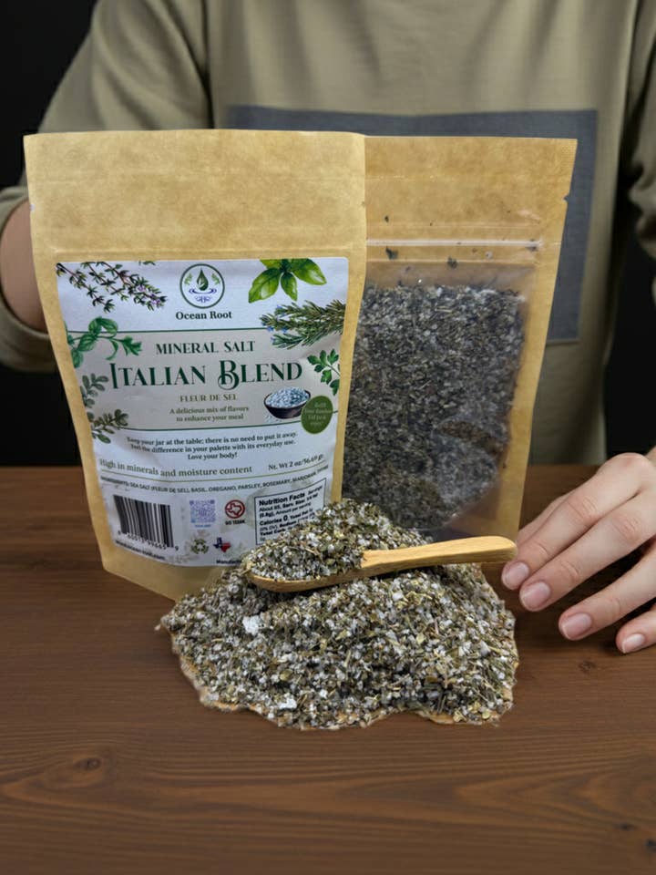 Fleur de Sel Italian Blend Refill Reignite the Spirit of Italy for wholesale by Ocean Root