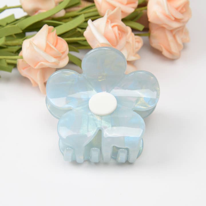 TheDivaSoap - Wholesale Hair Clip - Women's - Gentle Flowers lovely Acetate Hair Claw Clip6