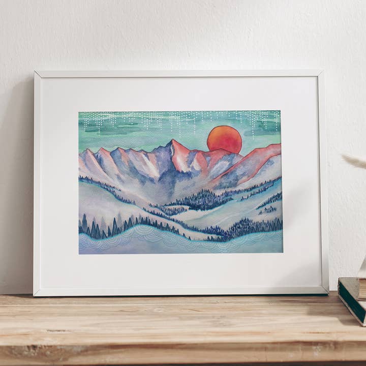 Vail Gore Range Art Print for wholesale by Ketsol
