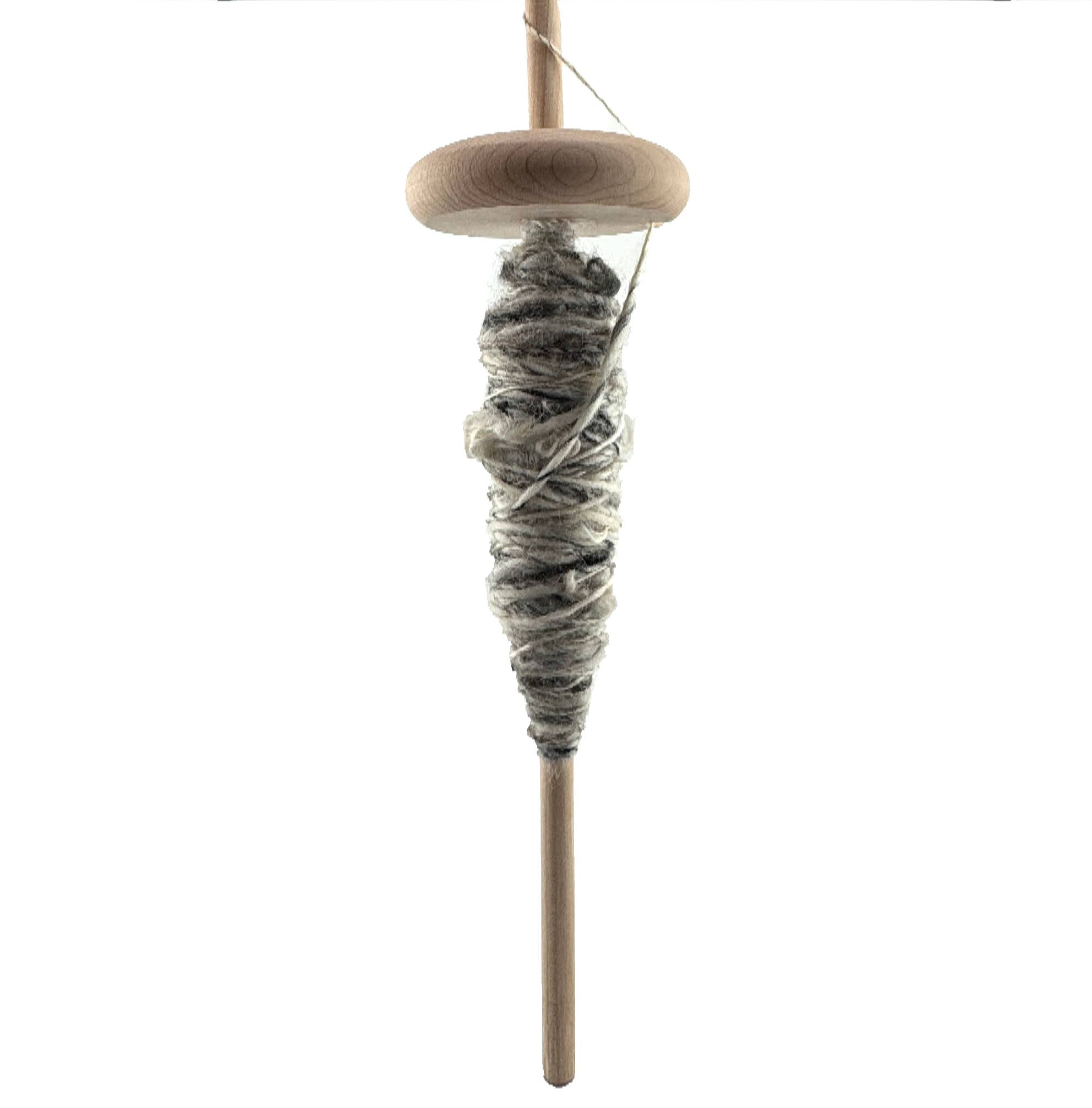 Art by Erica H & Rebel Stitchers - Wholesale Knitting/Crochet Supplies - Handmade Wooden Drop Spindle with Hook – Perfect for Yarn Sp2