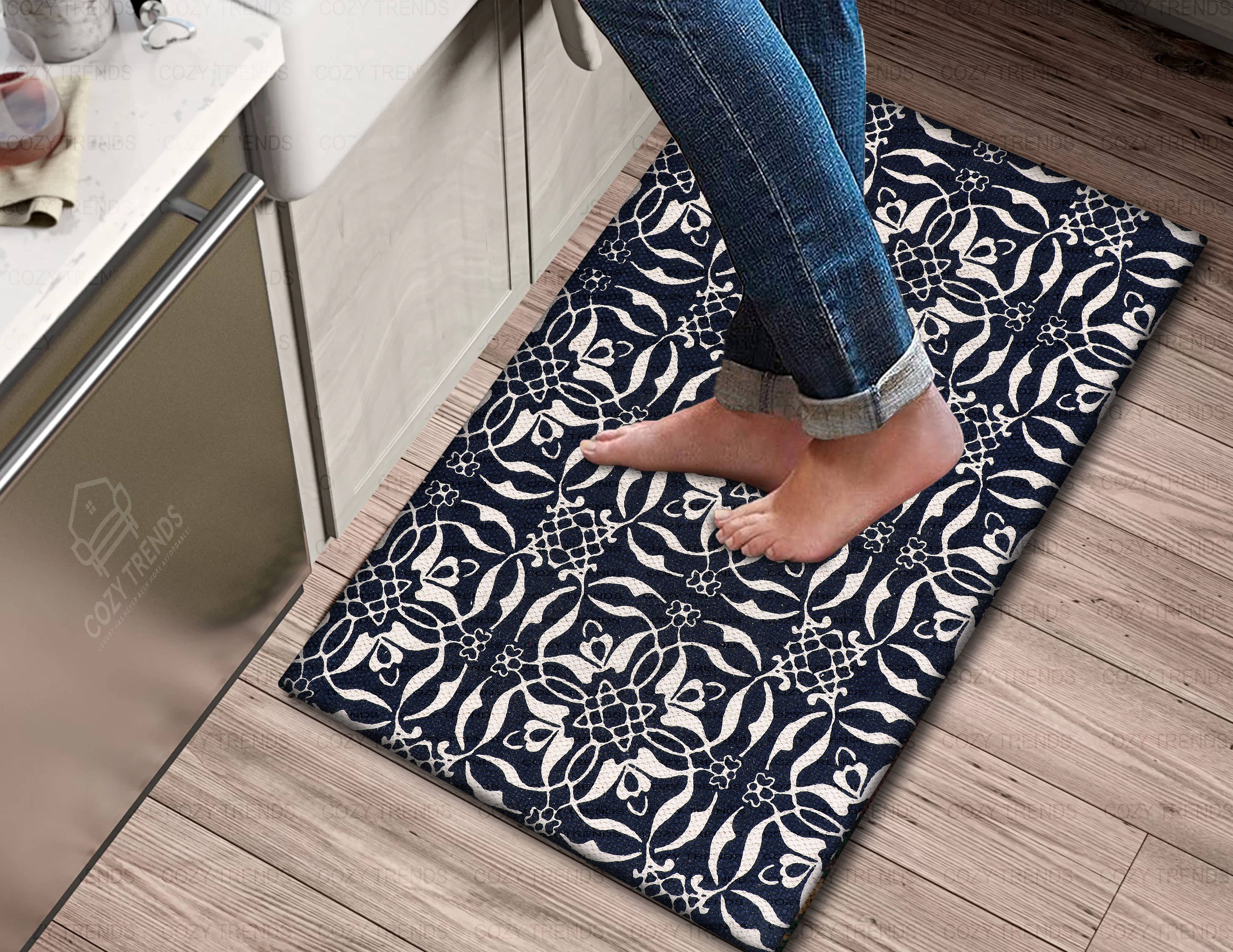 COZY HOMES COLLECTION - Wholesale Floor Mat - Standing Mat Cushioned Anti-Fatigue Kitchen Laundry 18x30''10