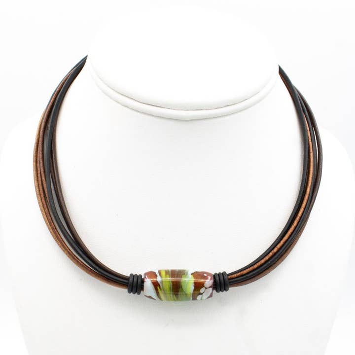 Montana Leather Designs - Wholesale Choker/Collar - BS Aspen Necklace0