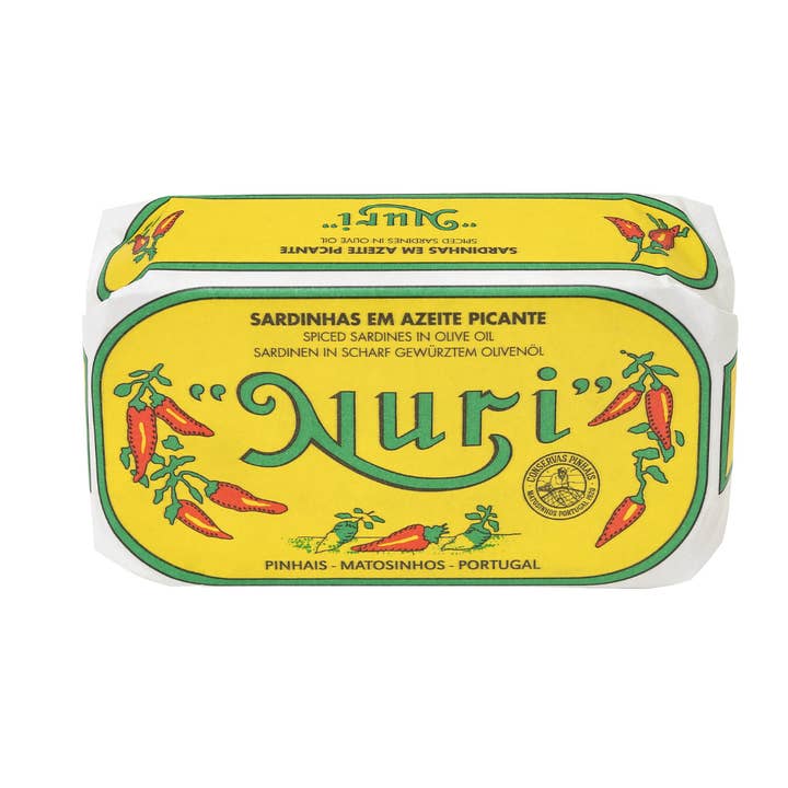 Portugalia Imports - Wholesale Tinned Fish - Nuri Spiced Sardines in Olive Oil