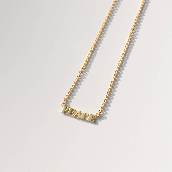 Rover & Kin - Wholesale Pendant/Charm Necklace - PEACE Necklace1