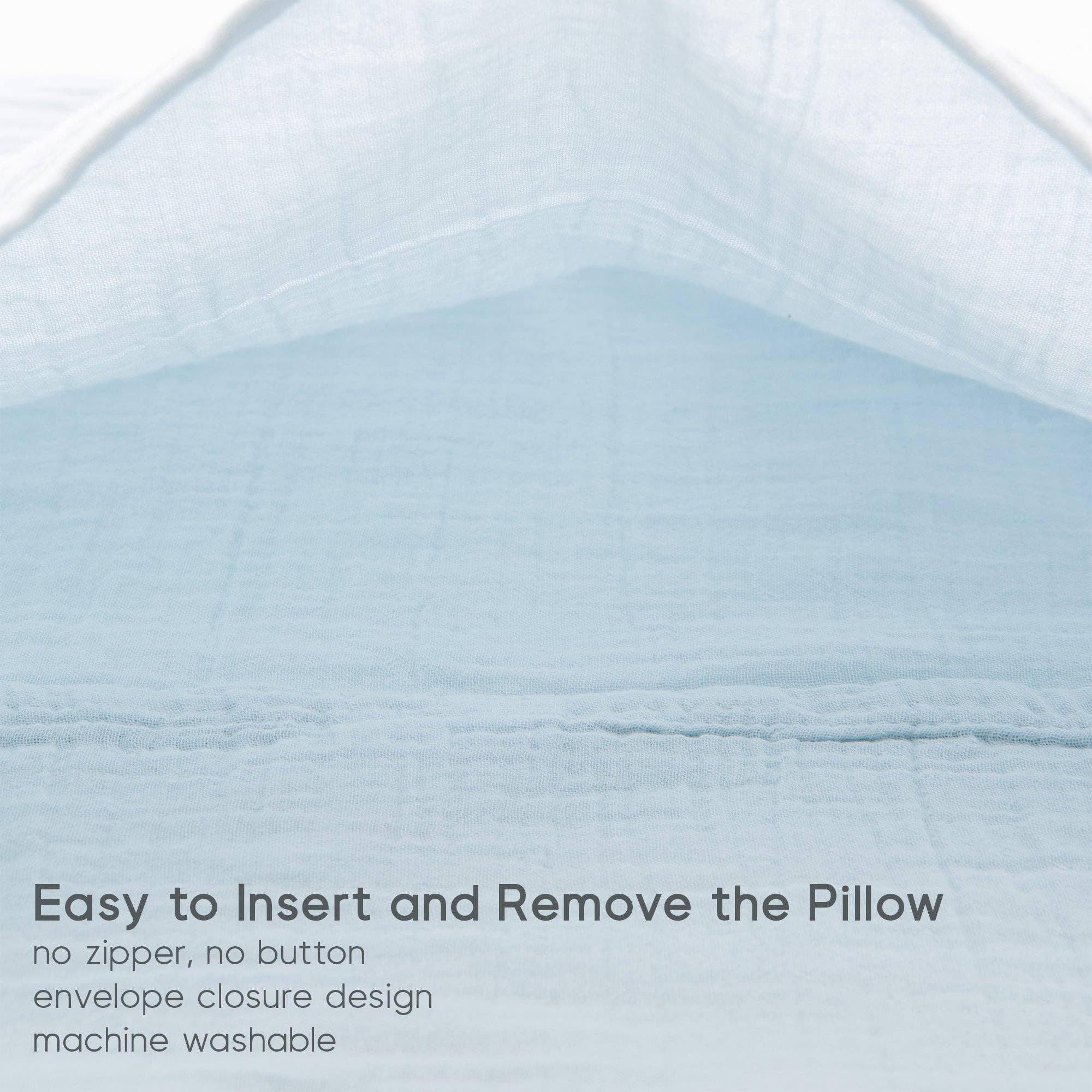 Barooga - Wholesale Bedding Pillowcase/Sham - Kids & Baby - Toddler Muslin Pillowcase, 14"x19", 2 Pack8