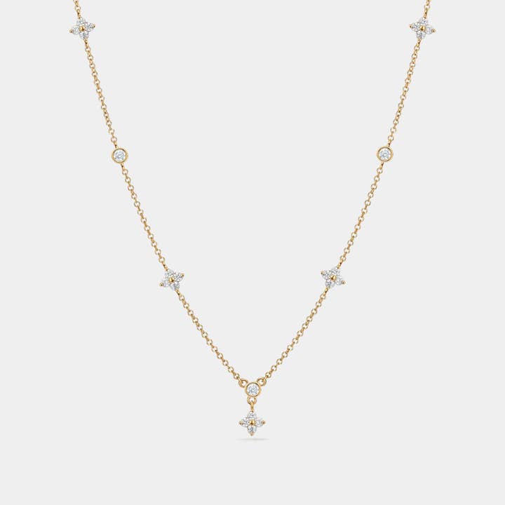 Four Petal Flower Friendship Necklace in 925 Sterling Silver and other Purchase Wholesale yellow rose petals. Free Returns & Net 60 Terms on Faire trending on Faire.