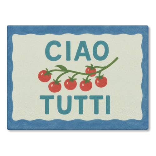 Planche à découper 'Ciao Tutti' par Mme Doodle pour la vente par ART WOW