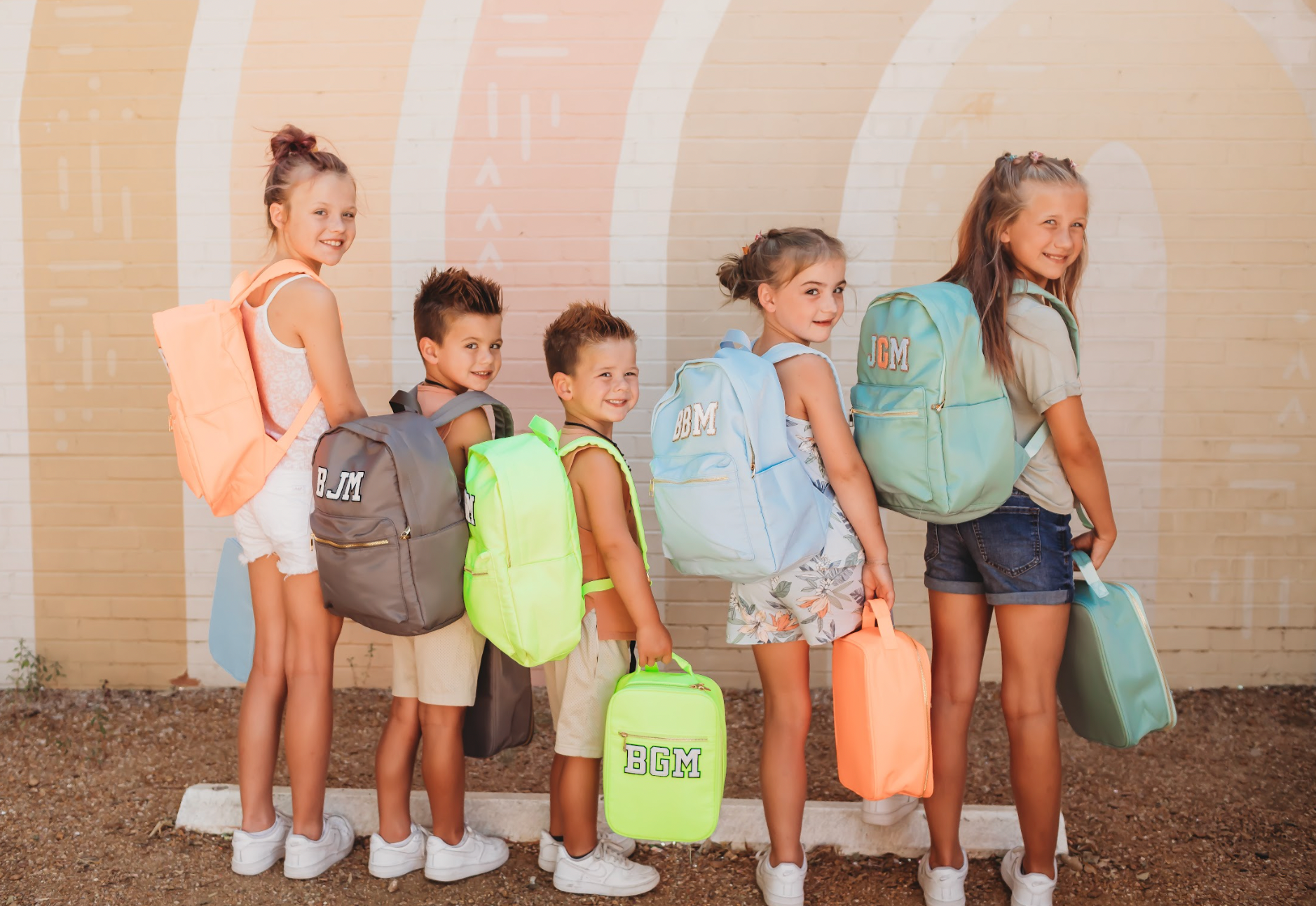 Beige Nylon Backpacks for wholesale on Faire7