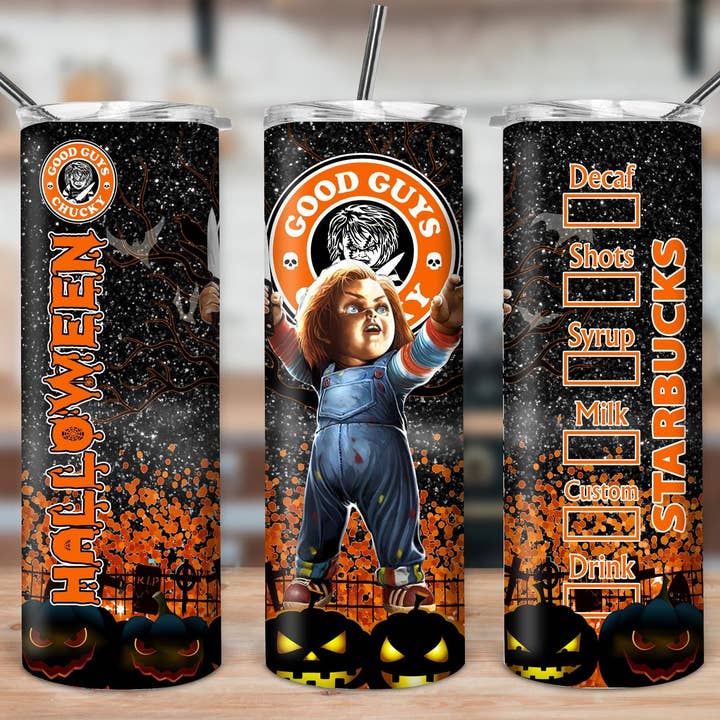 Chucky character 20oz Tumbler for wholesale by Creations by Trudy