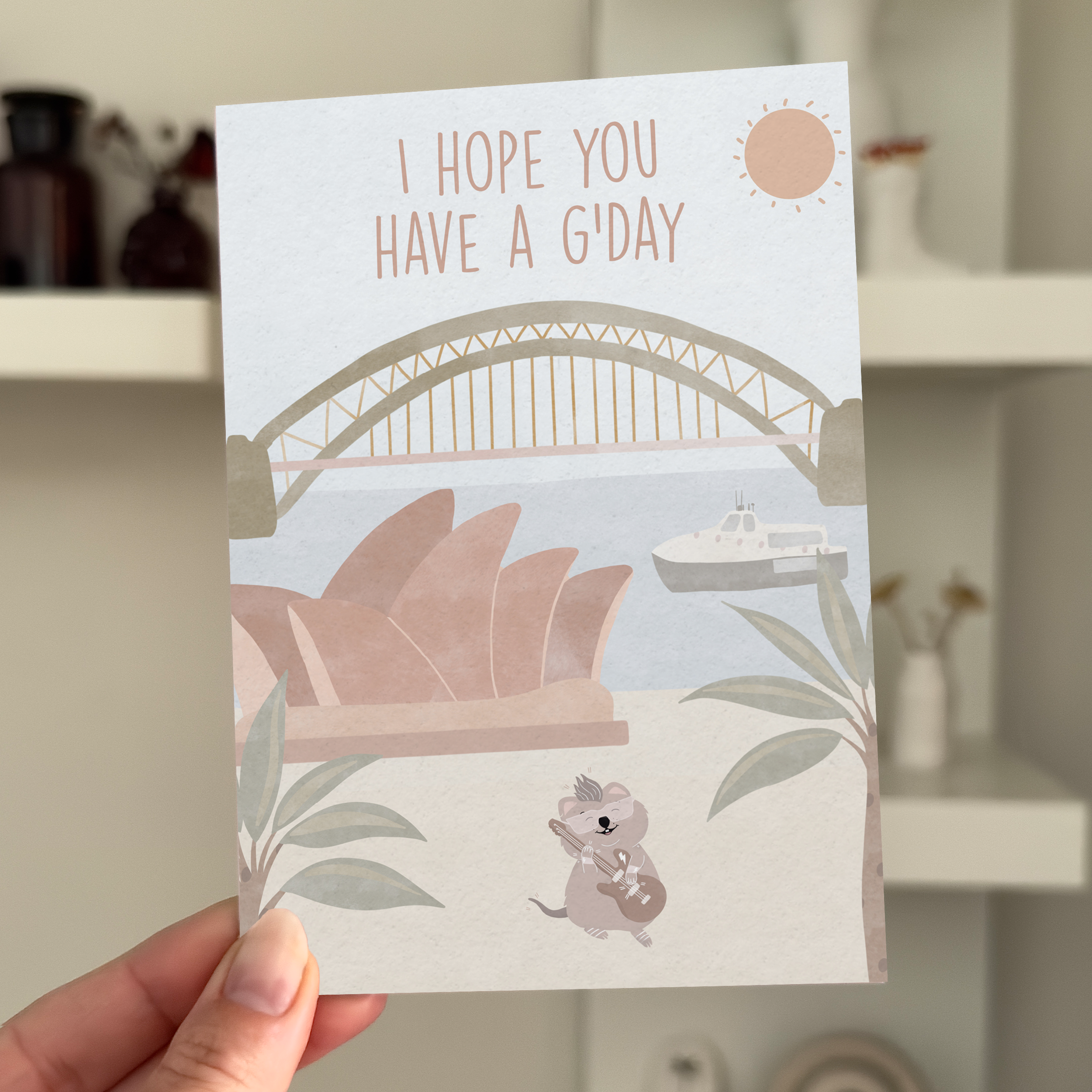 From Rosalie - Wholesale Everyday Greeting Card - I Hope You Have A G'day Card | Aussie Greeting Card1