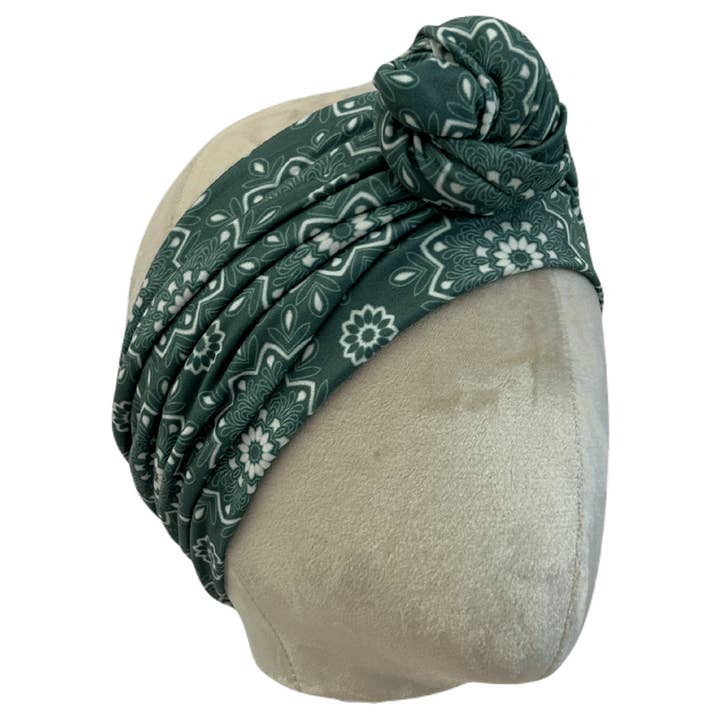 Bandolete Mandala Jade por atacado de The Sassy Olive Handmade Headbands