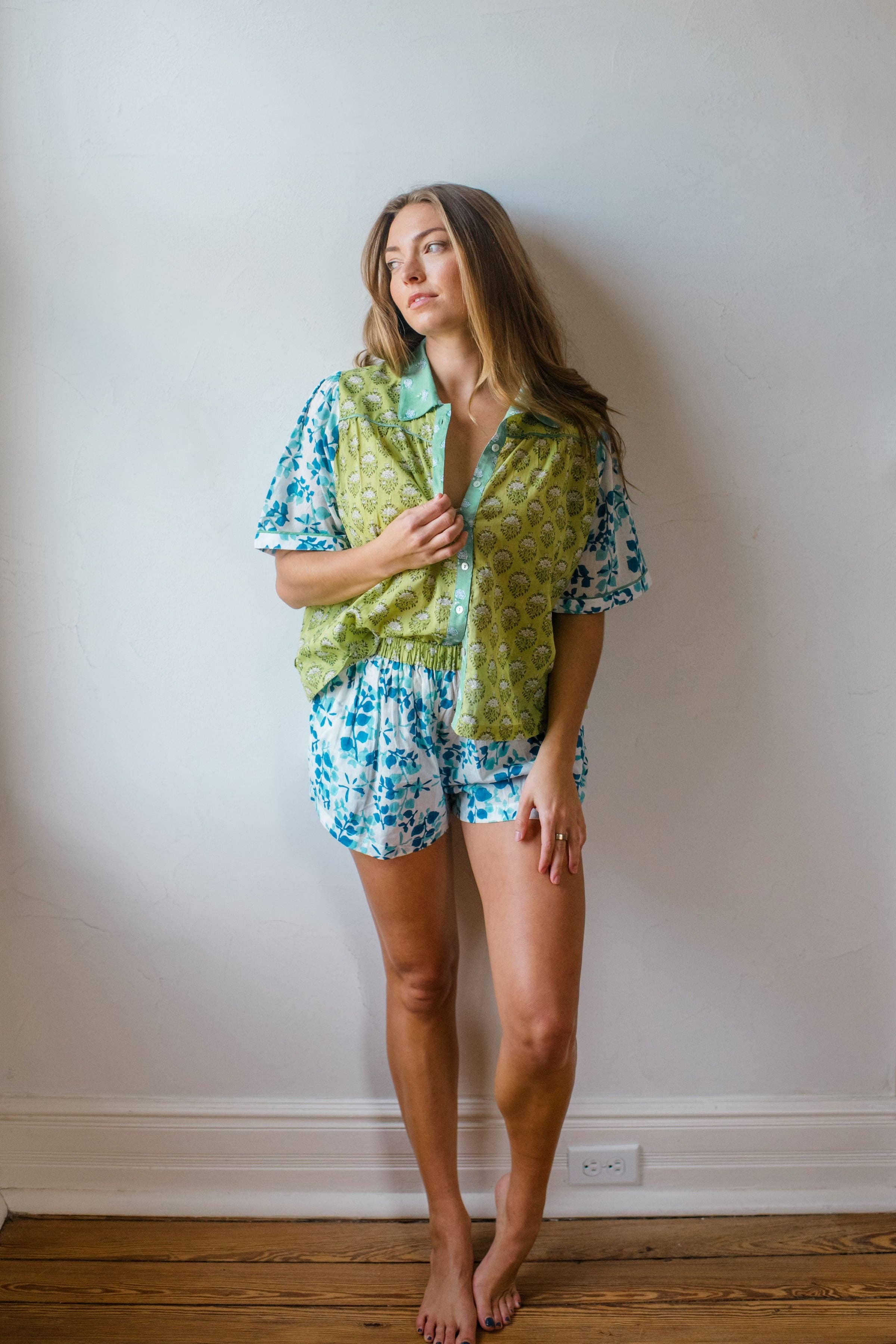 SUNDARA – wholesale Pyjamasöverdel - Dam – Aurora Yellow Dorothy Sovtröja2