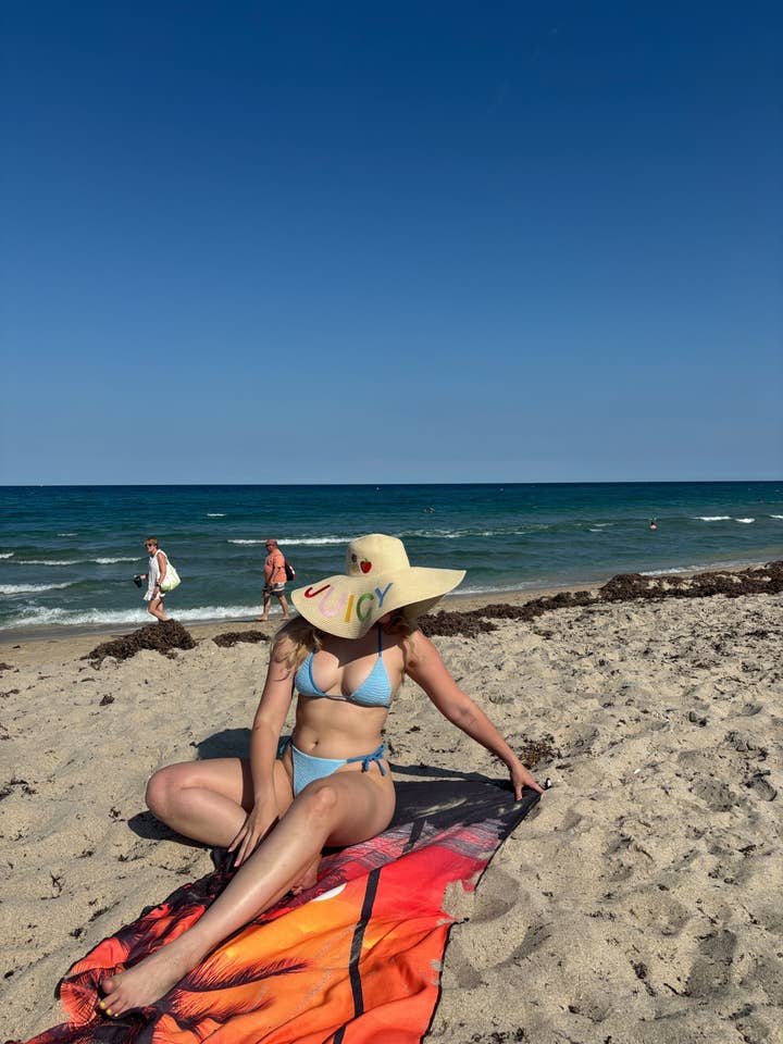 Sample: Micro Mini Bikini Top - Swim-Up Bar Blue for wholesale by Bouncy