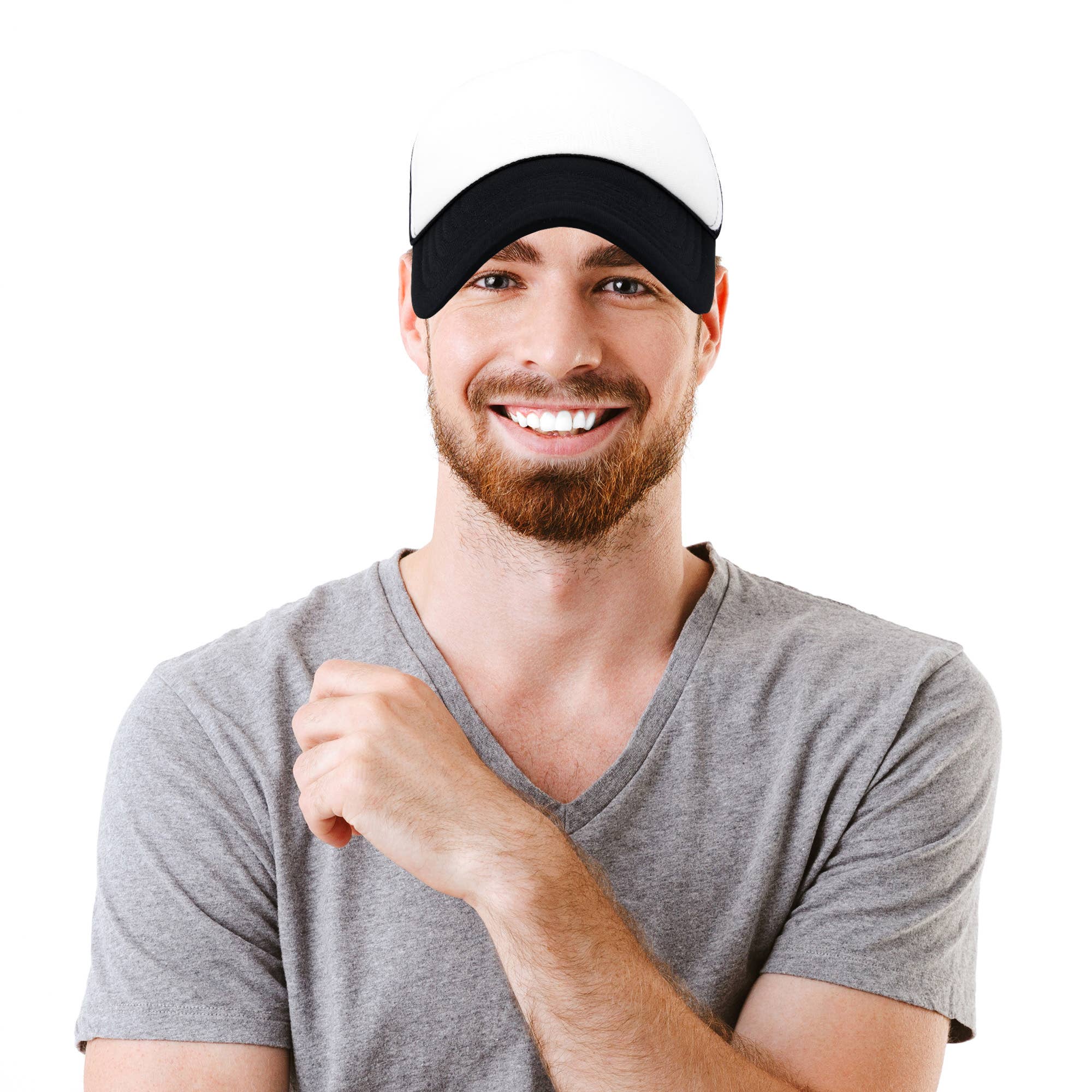 Dalix - Venta al por mayor Gorra trucker - Unisex - DALIX Trucker - Gorra de dos tonos con correa ajustable5