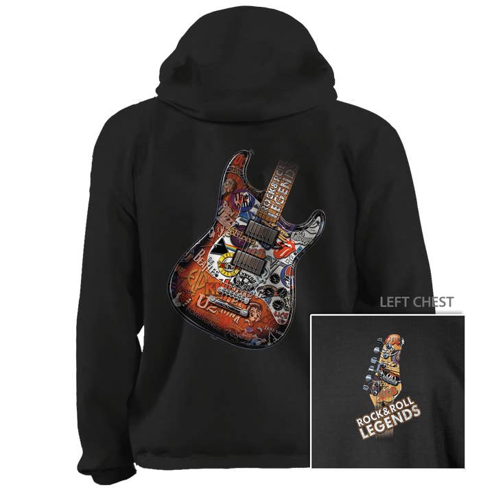 Rock & Roll Legenden - 7,8 oz Fleece-Hoodie für den Großhandel von Taboo Apparel
