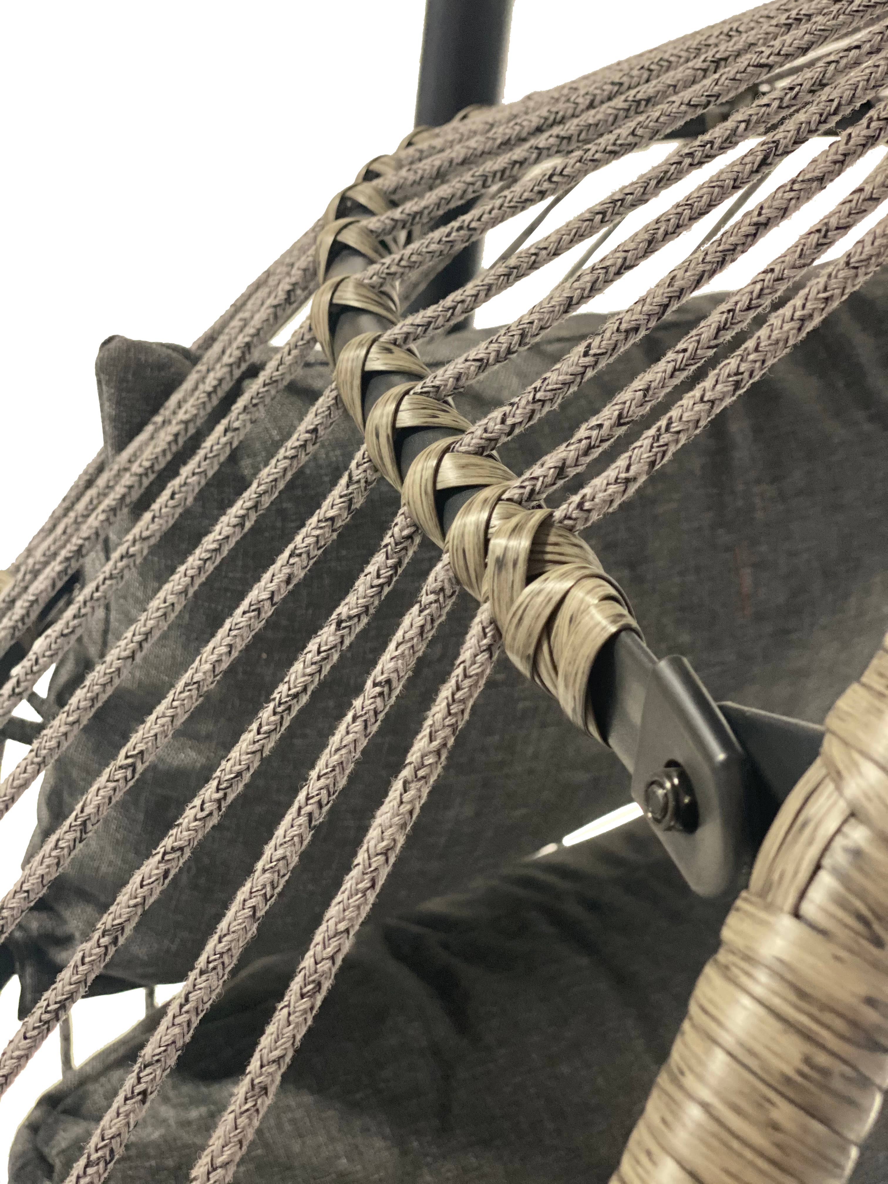 InSideOut - Wholesale Egg Chair - Deluxe Wicker Hanging Egg Chair with Removeable Canopy8