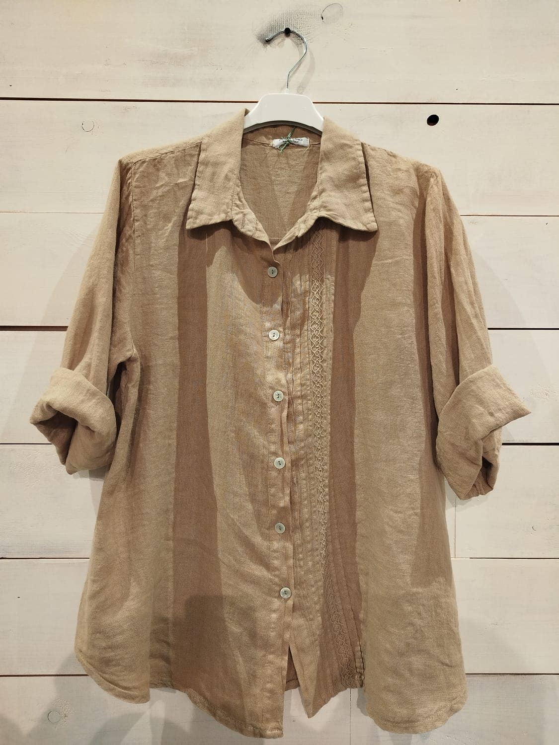 Linos y Textiles - Wholesale Button Down Shirt - Women's - REF:17843 100% Linen Shirt7