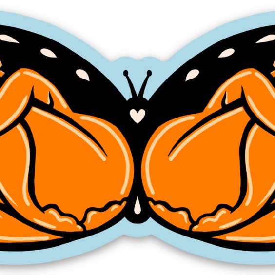 ArtistNatalie - Wholesale Sticker - Monarch Sticker