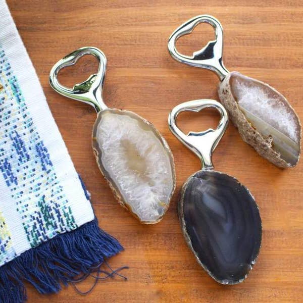 Rock Paradise - Wholesale Bottle/Wine Opener - Natural Stone Bottle Opener Citrine, Agate, Rose and Crystal5