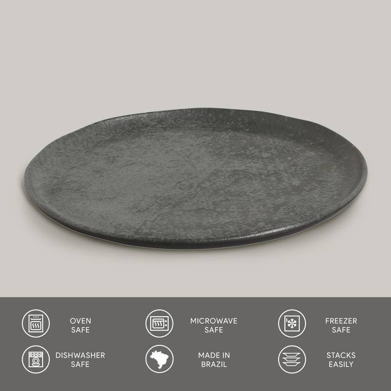 Porto Brasil – Prato por atacado – Prato de Jantar Bio Stoneware Chromium, 10,8"2