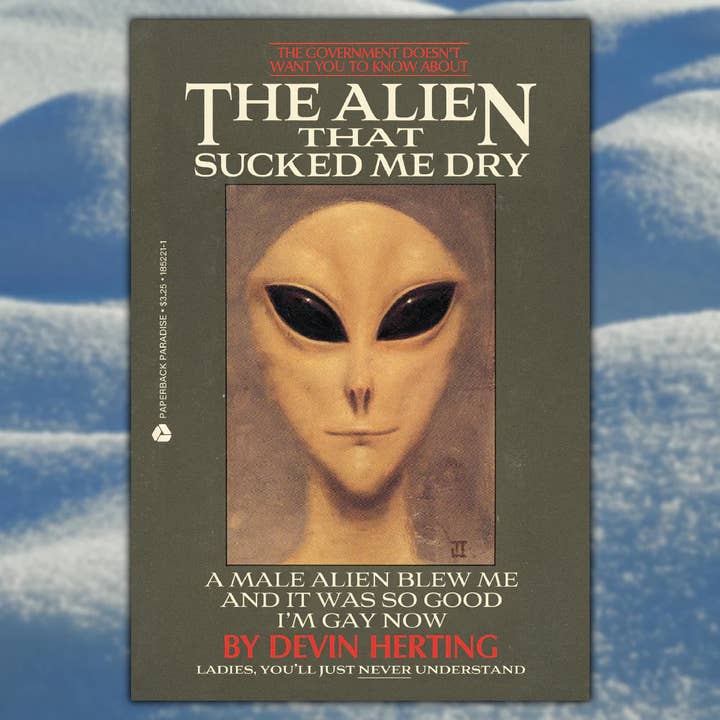 De alien die me droogzoog ansichtkaart voor wholesale door Paperback Paradise