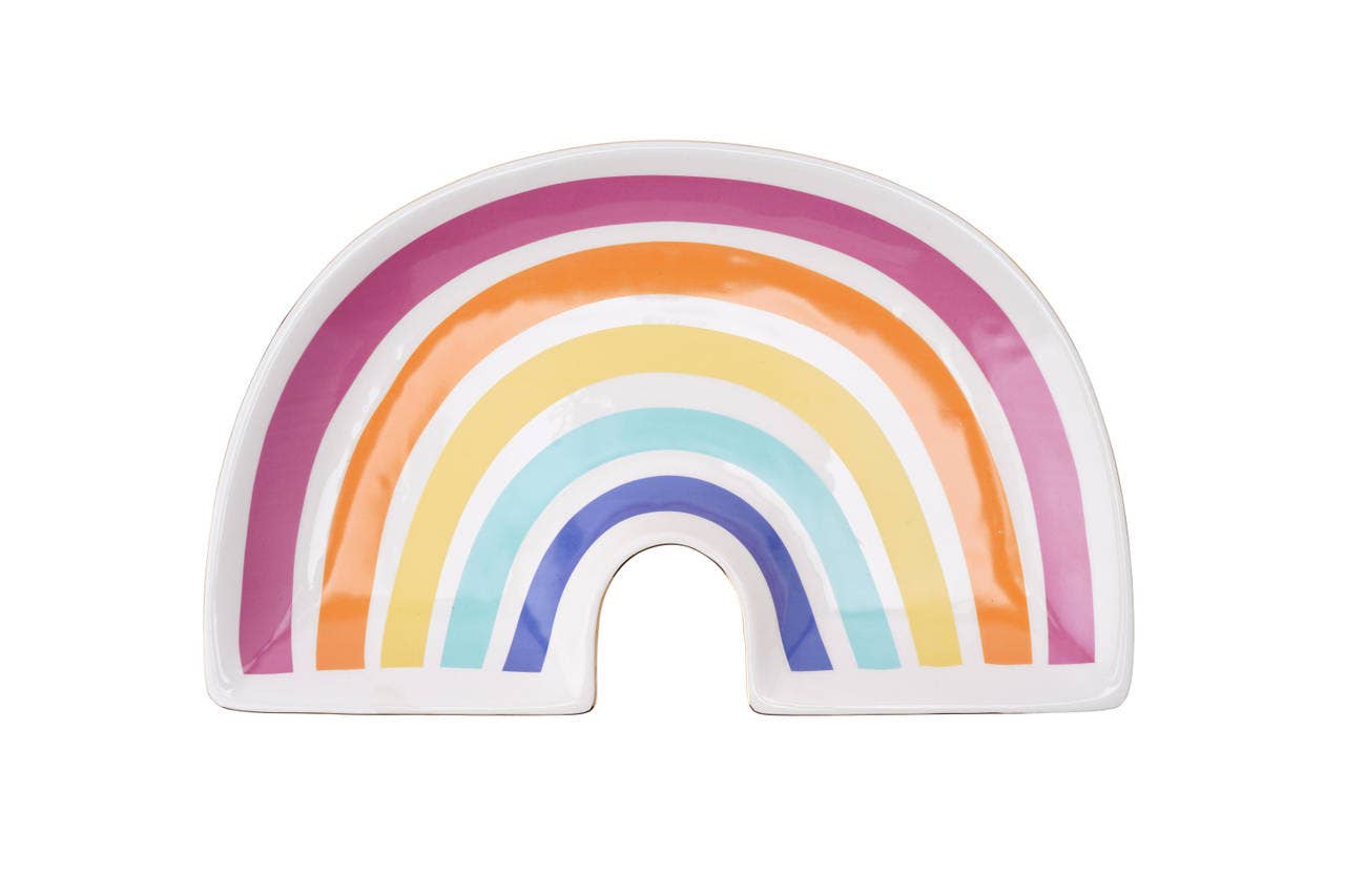 CGB Giftware – wholesale Ornament set – Chasing Rainbows 6 Assorted Ceramic Hangers2