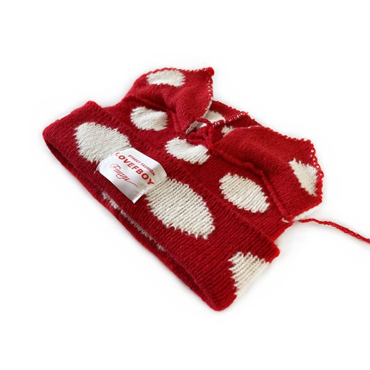 Funkyrel® Atzbranding Limited - Vente Bonnet – femme - Haila - Bonnet Tricoté à Oreilles de Chat à Pois12