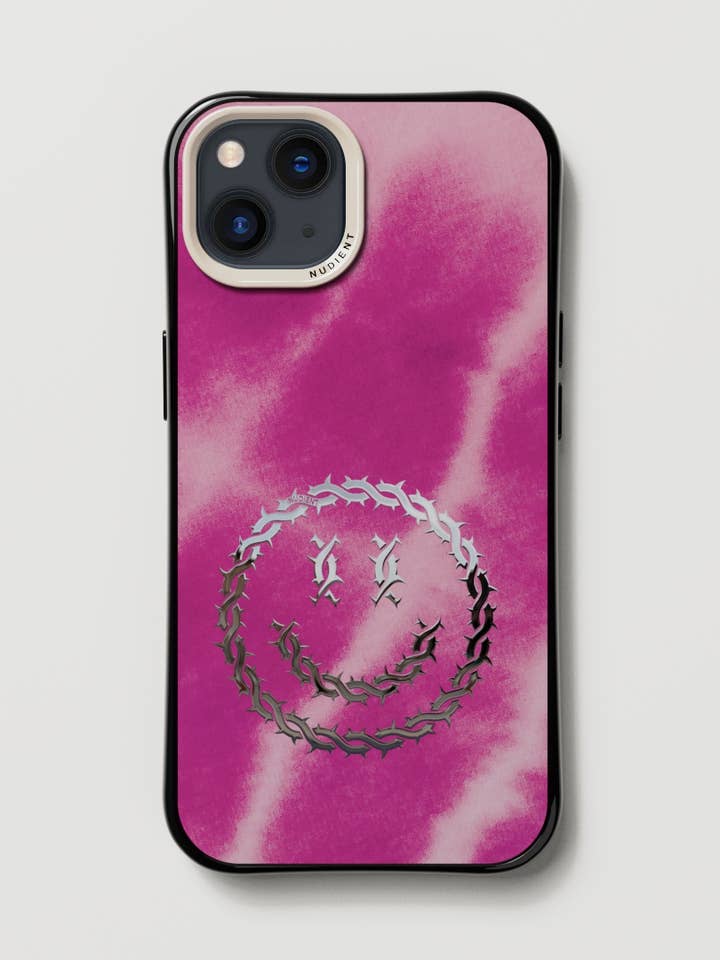 Form Print iPhone 13 - Magenta Grin for wholesale by NUDIENT