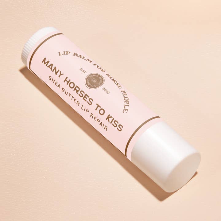 Lip Balm for Horse People - MANY HORSES TO KISS for wholesale by The Horse People Company