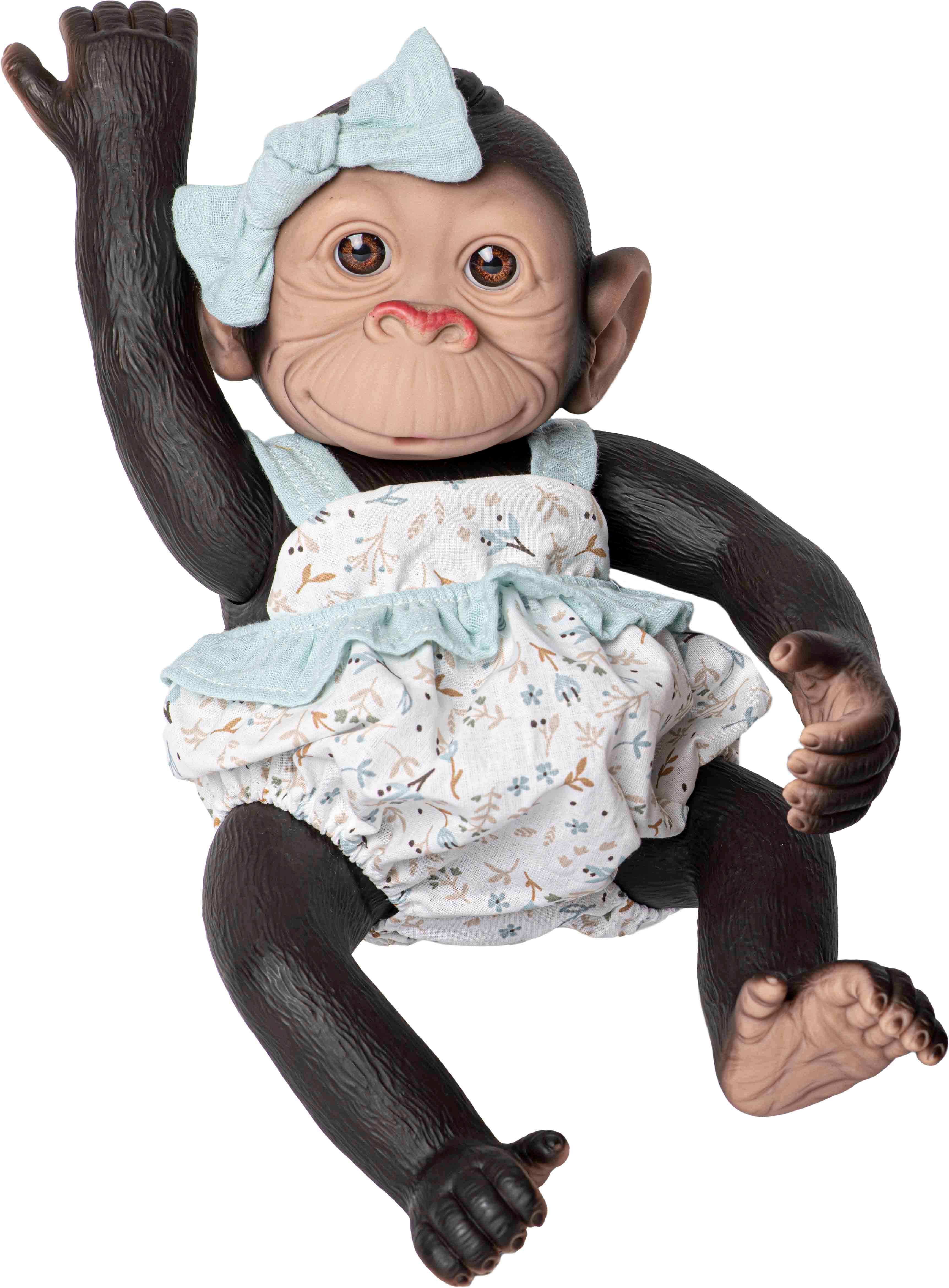 MUÑECAS ROSATOYS, S.L. - Wholesale Doll - Kids - Reborn Jumpsuit With Green And Orange Jumpsuit4