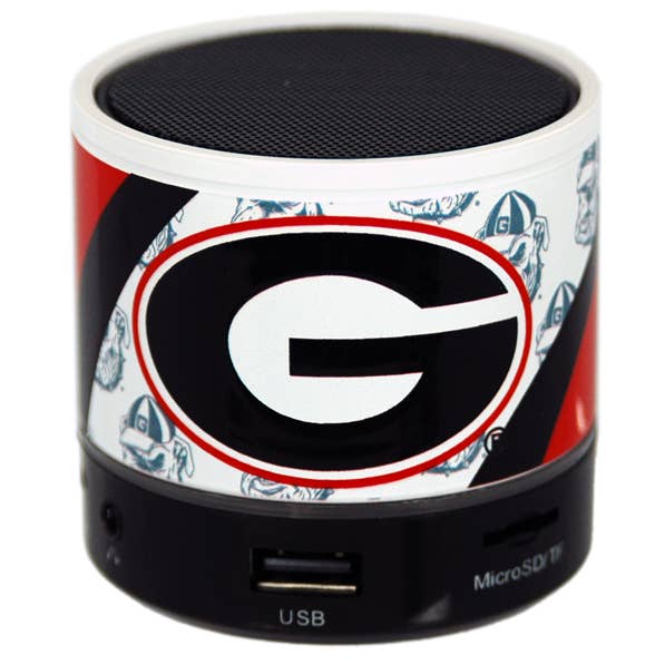 Georgia Bulldogs Mini Bluetooth Speaker for wholesale by Jenkins Enterprises