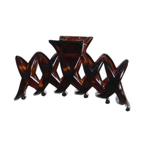 (5) Vijf 'X' schildpad shell-haarklauw 988 voor wholesale door CARAVAN J NAHON IMPORT