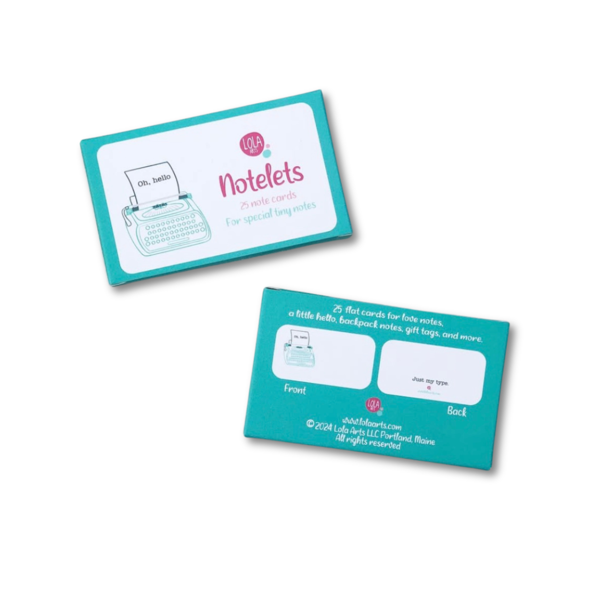 Lola Arts - Wholesale Stationery/Notecard Set - Notelets, tiny note card set2