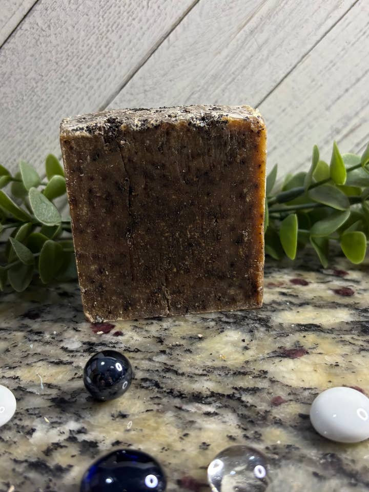 Brewed Awakening Goat Milk Soap for wholesale by Rustic Elephant