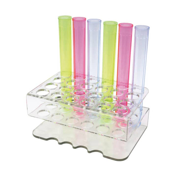 CR-1600, 24 Furos, Transparente Bar Maid, Suporte para Tubos de Shot, UN por atacado de EcoQuality