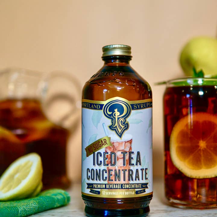 Portland Syrups - Wholesale Drink Mix - Unsweetened Iced Tea Concentrate 12oz - beverage mixer