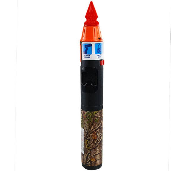 Novelty Closeout - Wholesale Lighter - Torch Blue Refillable Camo Torch Stick Lighter- 12/Pack