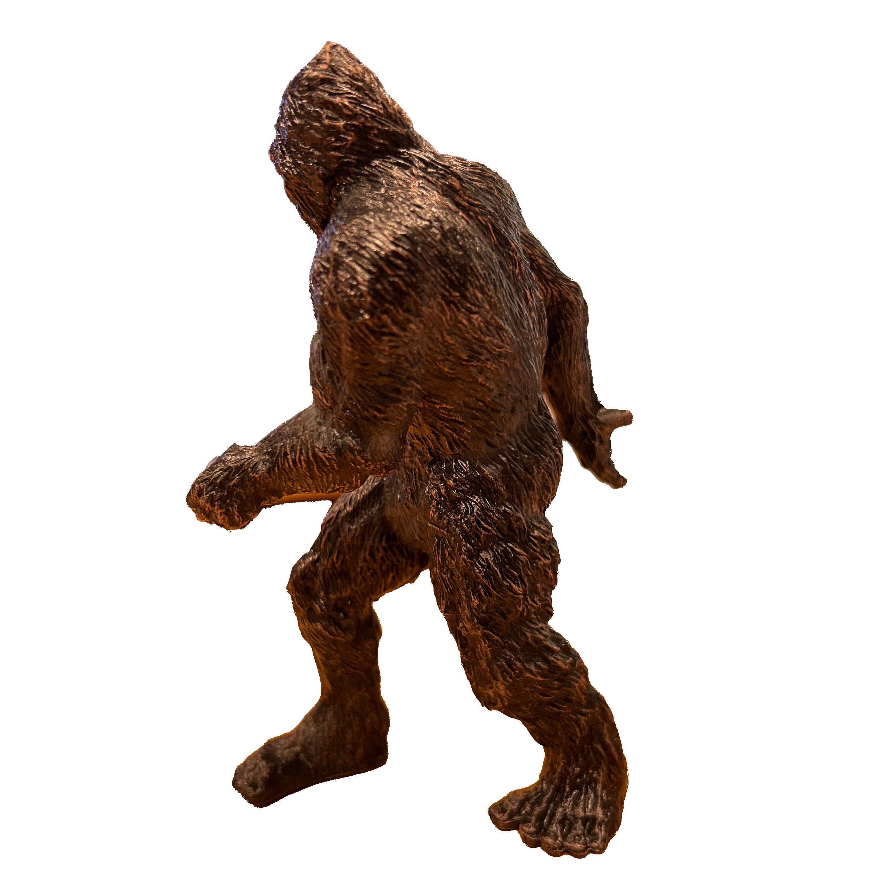Texas Toy Distribution - Wholesale Decorative Figurine - Bigfoot Painted Resin Figurine, 5" Tall Dark Brown Cryptid1