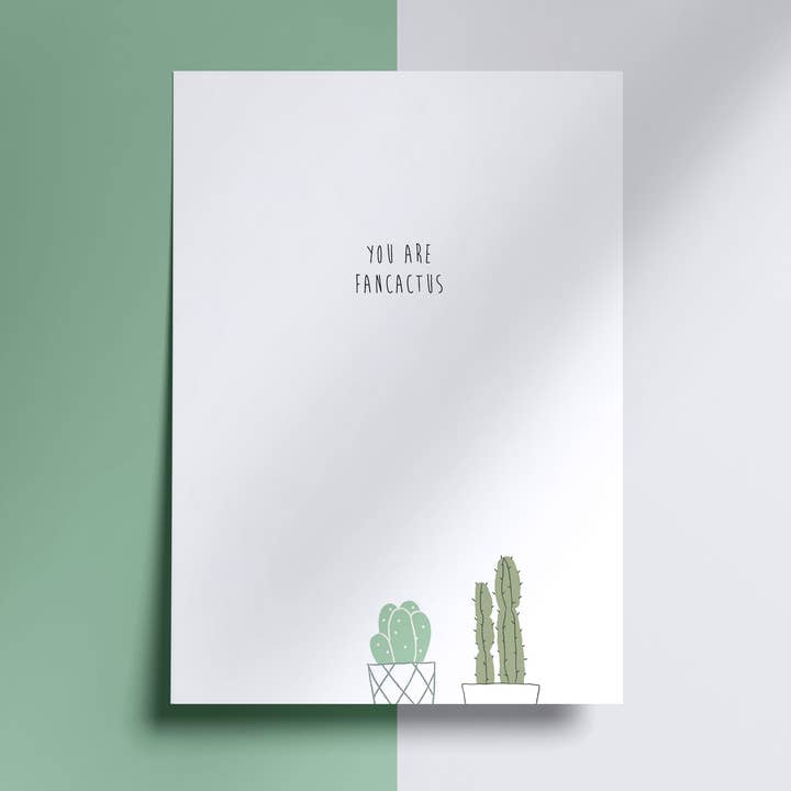 Wenskaart - Vous êtes fancactus pour la vente par printthings