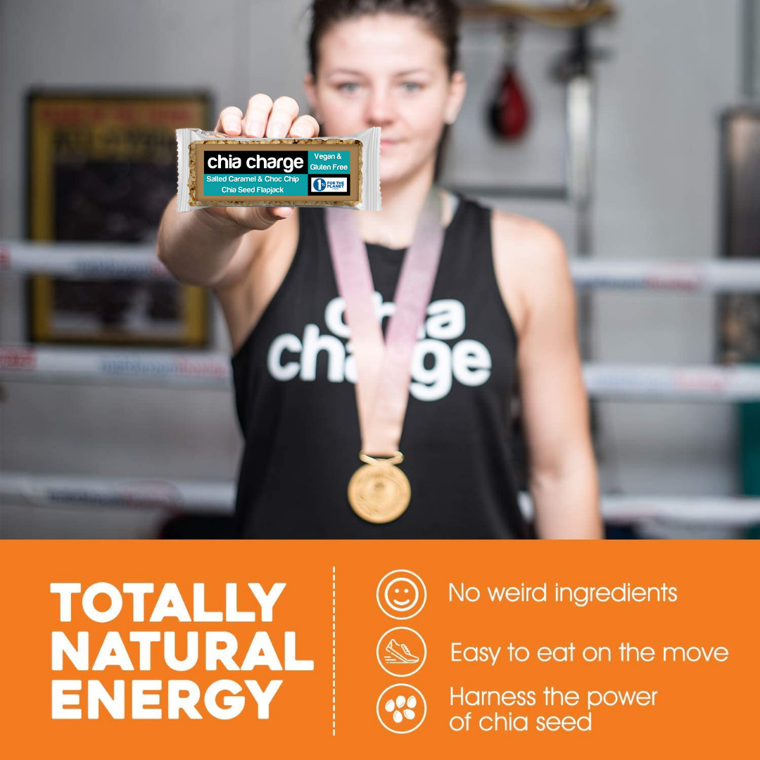 Chia Charge - Wholesale Snack Bar - Chia Charge Vegan Gluten Free Flapjacks  30g x 18 count2