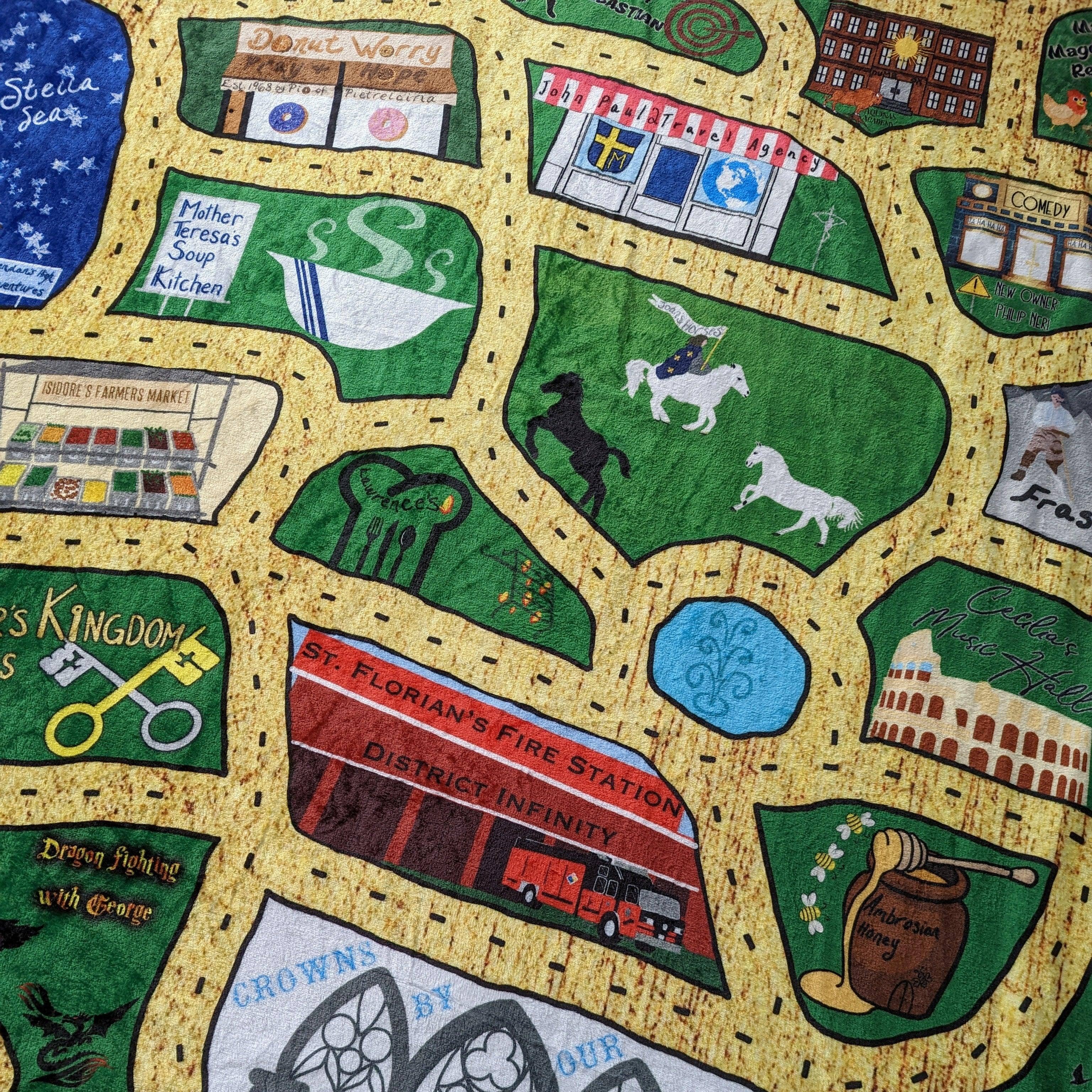 worthy of Agape - Wholesale Play Mat - Kids & Baby - Streets of Gold Play Mat & Blanket9