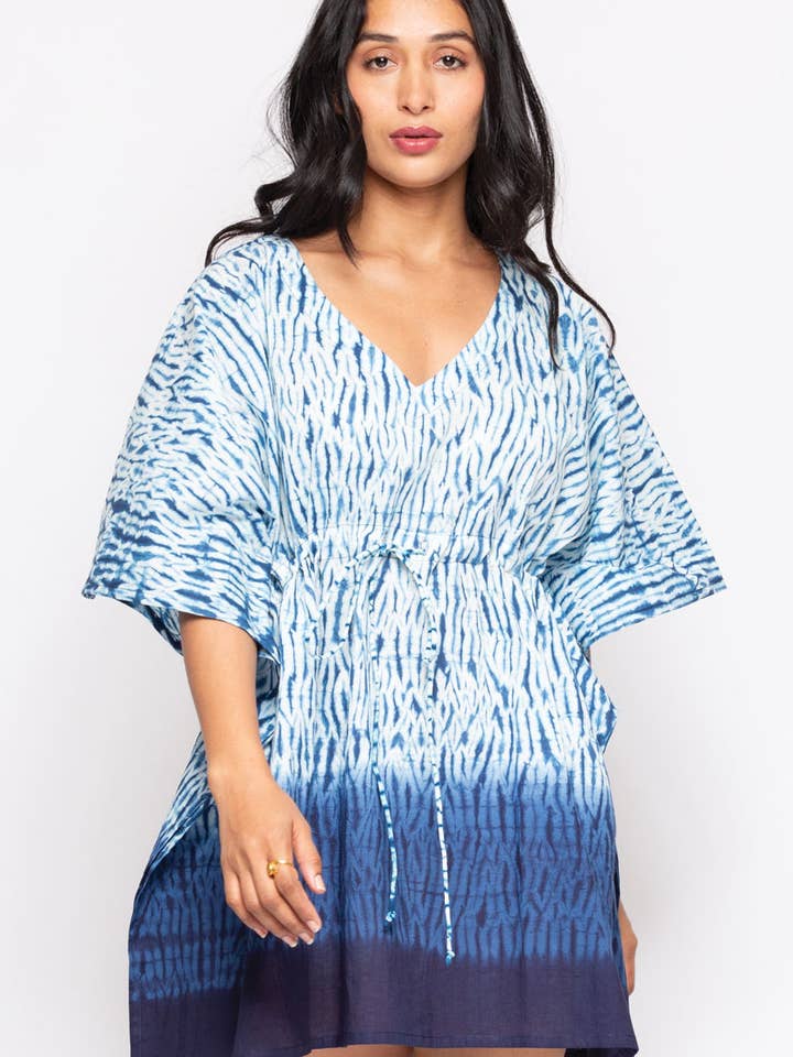 Sevya Handmade - Wholesale Kaftan - Women's - Shibori Cotton Caftan Tops